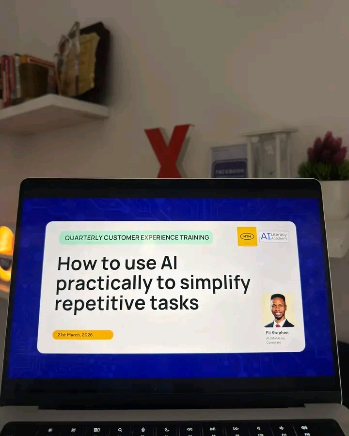 AI Literacy Academy founder Fii Stephen training MTN Nigeria staff and partners